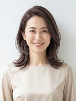 と和×美髪クリニック 巣鴨店 【40代必見】白髪カバー×トップふんわり大人の上品ミディアム