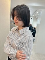 アト(Ato.)&nbsp;大人可愛い丸みボブx抜け感あるカーテンバング【菅井】