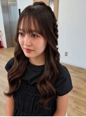 編み込みアレンジ