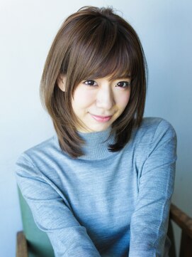 アフロート ディル(AFLOAT D'L) 《AFLOATディル裕二朗》小顔を引き出すナチュラルミディアムヘア