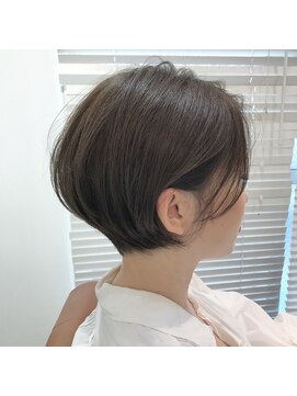 レンク(LENC) Coast.ノームコア×ショートボブ×フリンジバング×カジュアル