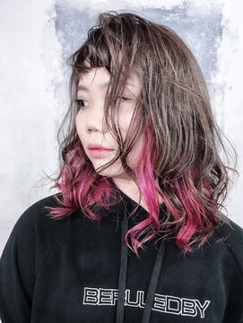 ロアークヘアー(LOARK HAIR) 【LOARK】 インナーカラー♪ベリーピンク☆