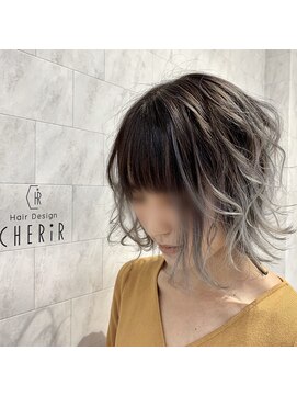 シェリール(CHERiR) ダークアッシュ×バレイヤージュシルバー☆