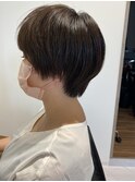 ばっさりショートヘア