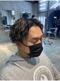 大人の波巻きパーマ