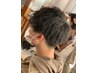 【比嘉指名】メンズカット特殊パーマ　￥13000
