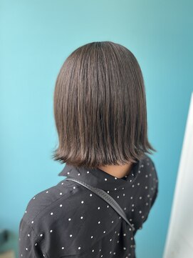ヘアーメイク マーズ 売布店(Hair Make Mars) 外ハネボブ×アッシュブラウン