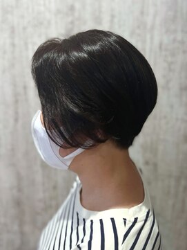 テトテ 門戸厄神店(tetote) 【tetote村山サロンスタイル】前下がり　ひし形ショートボブ