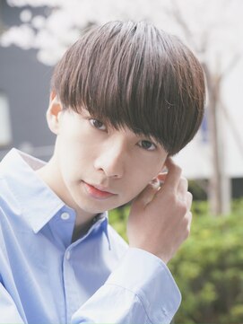 アルファ 新宿(alpha) サーフカール/ 刈り上げセンターパート/ブルーブラック[新宿駅]