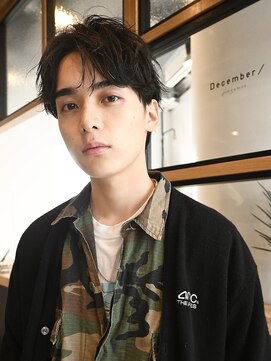 ディッセンバー 神宮前(December) ★メンズ マッシュパーマ ニュアンスパーマ 束感 メンズカット