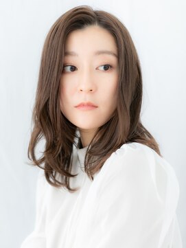 ドクターズ サロン ラブ(Dr's Salon LAB) 髪質改善アースカラーかき上げこなれセミディd古河20代30代40代