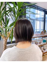 アウラ(AURA)&nbsp;ぱっつんレイヤーボブ切りっぱなしボブ