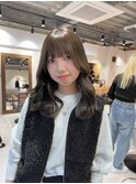 【ADORE横浜】オリーブグレージュ×レイヤーカット