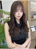 大人カワイイ小顔になるワンレンネビージュ黒髪ボブルフ髪質改善
