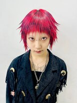 レコ 渋谷(LECO)&nbsp;シャギーレッドウルフ×ランダムブラック