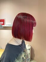 ヘアーエスクールシーユー 枚方T-SITE店(hair S.COEUR×Cu) 赤髪/ダブルカラー//枚方/枚方美容室
