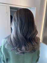 ジーナ 船橋(Zina)&nbsp;髪質改善＊ロングレイヤーグレーベージュ＊美髪【Zina船橋】