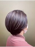 ボブショート＋ハイライト