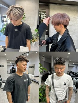 スティーン(STEEN)の写真/お洒落メンズから絶大な支持を誇るサロン！再現性の高いカットで、朝のセットも楽々♪