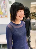 フェイスレイヤーボブ　20代30代40代　大人かわいい