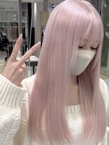 ロウル 渋谷(LOWRL)&nbsp;ペールピンク/ブリーチ/エクステ