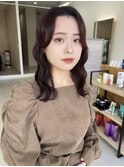 レッドブラウン/暖色/近鉄奈良/ブリーチなし/奈良駅前/髪質改善