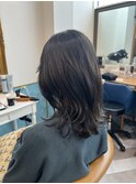 イメチェン外ハネボブ美髪ワイドバング顔周りレイヤーカット