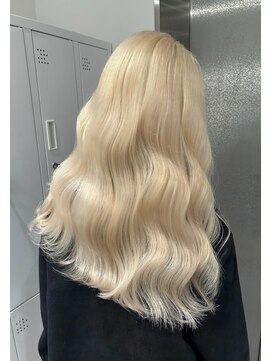 ベレーザ 渋谷(BELEZA) 13151ブリーチ&ダブルカラーホワイトブロンド韓国レイヤー