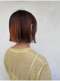 ナチュラルボブ前髪ありイメチェン20代30代40代50代ショートボブ