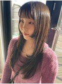 ロングレイヤー ブリーチ/パーマ/ショート/ショート】