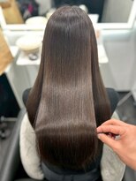 ピリオド 松阪(Period.) ロングヘアーココアブラウン髪質改善 松阪美容室