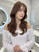 フォンズ(FONS)&nbsp;透明感ショコラグレージュ/韓国ヘア/ロングレイヤー/表参道