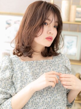 カバーヘア ブリス 戸田公園西口店(COVER HAIR bliss) 韓国風外ハネニュアンスパーマウェットヘアc6戸田公園20代30代