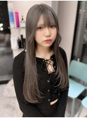 《karin》gray/名駅/名古屋/名古屋駅/ケアブリーチ/透明感カラー