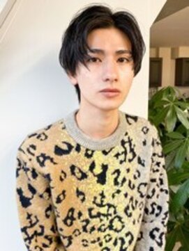 エル 渋谷(L) 黒髪ショートカット◎モテる束感アップバング