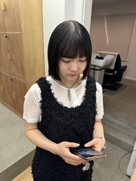 エント(ent) 切りっぱなしボブ