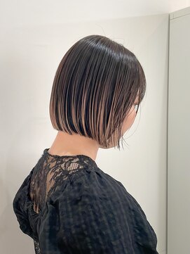 サクラ オモテサンドウ(SAKURA) プレイングカラーグラデーションハイライト/ボブ/デザインカラー