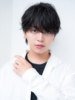 ケアリー プレナ海浜幕張(Carelly)&nbsp;ツイストパーマ七三オールバックマッシュウルフスリークショート