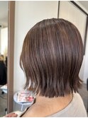 切りっぱなしボブ