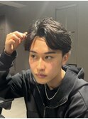 ニュアンスパーマフェザーパーマセンターパートフェザーショート
