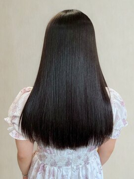 髪質改善縮毛矯正◎暗髪グレージュ大人可愛い艶髪美髪