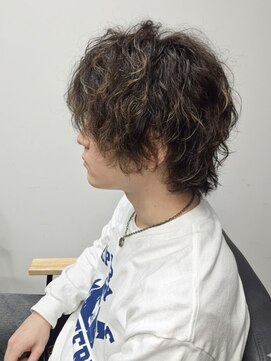 メンズスパイラルエッジパーマ