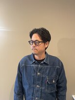 ヘアールーム コージープラス(COZY+39)&nbsp;センターパート　ニュアンスパーマ