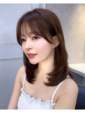 ロンドアヴァントゥス 池袋(Lond aventus) 韓国レイヤー/韓国風/ボブ/髪質改善/黒髪/ブリーチなし〔池袋〕