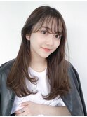 【翔】小顔くびれセミロングレイヤー韓国風大人艶髪美人ヘア