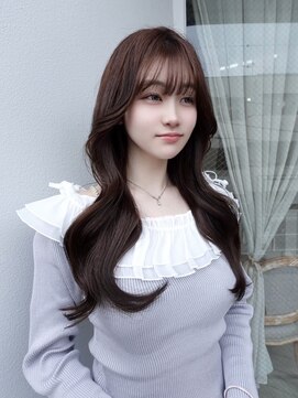 レウィン オモテサンドウ(Lewin-omotesando-) 艶ショコラブラウンくびれロング