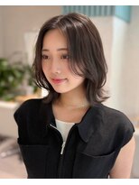 ミーク(meak)&nbsp;顔まわりレイヤー／縮毛矯正/透明感力ラー／堀江/レイヤーカット