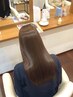 【ダメージが気になる方に】カット＋酸性ストレート＋美髪バブル