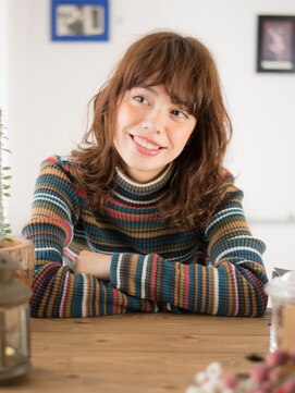 リッカ(RICCA) 【RICCA】くせ毛風ナチュラルカール×ミディアム