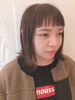 エイト 福岡天神店(EIGHT fukuoka)&nbsp;オン眉で外ハネ